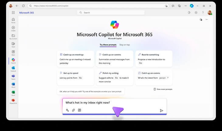 Microsoft Copilot information page